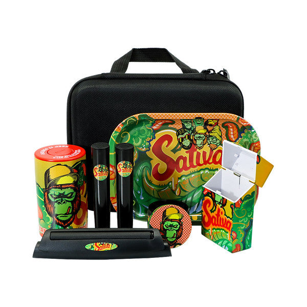 STRAINS 7 IN 1 TRAVEL SMOKING KIT WITH E.V.A CASE
