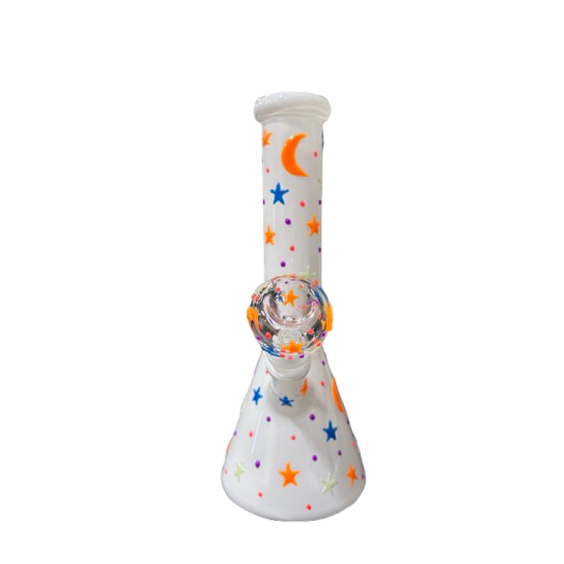 CLOVER 9" GOODNIGHT MOON GLOW IN THE DARK WATER PIPE
