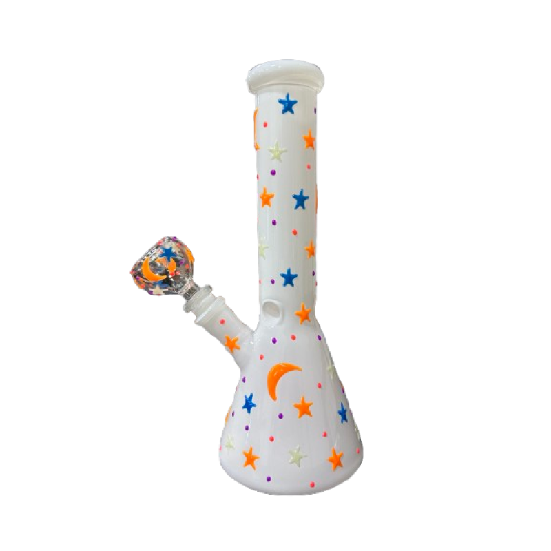 CLOVER 9" GOODNIGHT MOON GLOW IN THE DARK WATER PIPE