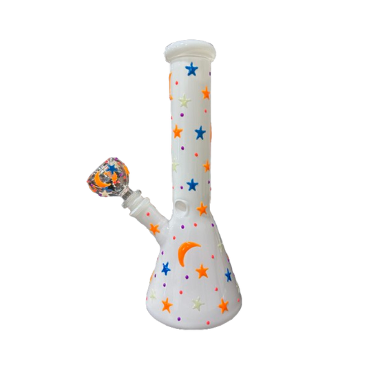CLOVER 9" GOODNIGHT MOON GLOW IN THE DARK WATER PIPE