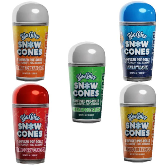 Big Chief Snow Cones 2.5G Pre Rolls 5PK