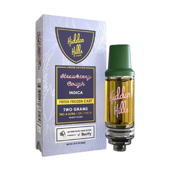 Hidden Hills Fresh Frozen Cart 2G Heady Blend [THC-A ULTRA, D9, THC-B]