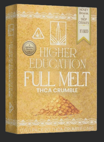 Higher Education 2G THC-A Crumble Dabs