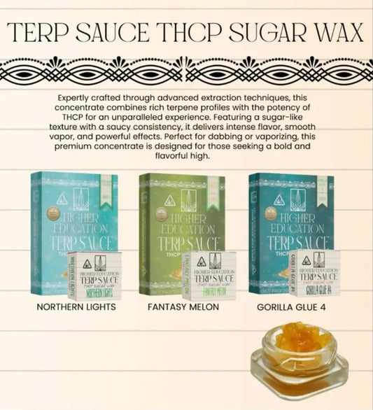 Higher Education 2G THC-P Sugar Wax