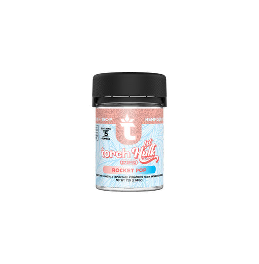 TORCH LIL HULK 375MG HHC + THC-P + D9 GUMMIES 15CT/JAR